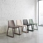 Quality Stackable Chair in Beech Wood Made in Italy, 2 Pieces - Leipzig Viadurini