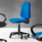 Modern Swivel Ergonomic Office Chair in Ecoleather or Fabric - Calogera Viadurini