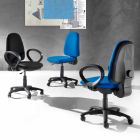 Modern Swivel Ergonomic Office Chair in Ecoleather or Fabric - Calogera Viadurini