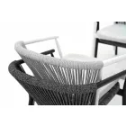 Outdoor Chair with Armrests Stackable Upholstered H 78cm - Smart by Varaschin Viadurini