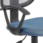 Swivel Office Chair in Nylon and Mesh Fabric in 3 Colors - Rasha Viadurini