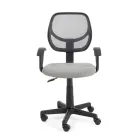 Swivel Office Chair in Nylon and Mesh Fabric in 3 Colors - Rasha Viadurini