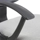 Swivel Office Chair in Nylon and Mesh Fabric in 3 Colors - Rasha Viadurini
