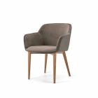 Padded Chair Ash Base and Fabric or Leather Seat – Bardella Viadurini