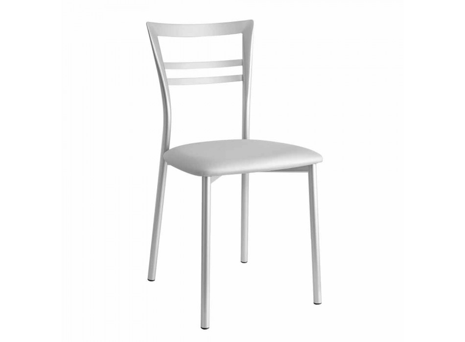 Upholstered Modern Design Kitchen Chair Made in Italy - Go Viadurini