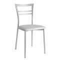 Upholstered Modern Design Kitchen Chair Made in Italy, 2 pieces - Go