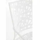 Stackable Outdoor Chair in Matt Finish Steel, 4 Pieces - Ralia Viadurini