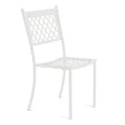 Stackable Outdoor Chair in Galvanized Steel Made in Italy 4 Pieces - Celia Viadurini