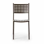 Stackable Outdoor Chair in Painted Metal Made in Italy, 8 Pieces - Lina Viadurini