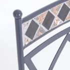 Stackable Steel Garden Chair with or Without Armrests - Letizia Viadurini