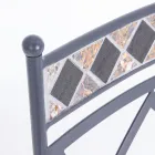 Stackable Steel Garden Chair with or Without Armrests - Letizia Viadurini