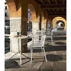 Stackable Outdoor Metal Chair Made in Italy, 4 Pieces - Verna Viadurini