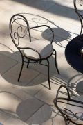 Stackable Outdoor Chair in Metal Made in Italy, 2 Pieces - Authority