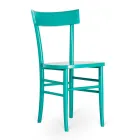 Modern design 4-piece beech wood chair - Stella Viadurini
