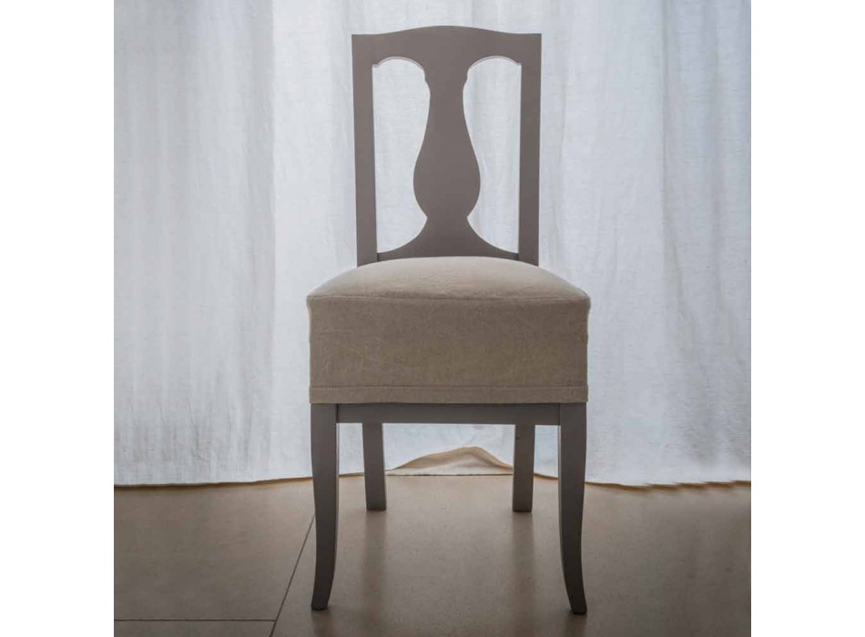 Chair in beech lacquered beech wood made in Italy, Kimberly