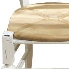 Ash Wood Kitchen Chair Entirely Made in Italy - Thanos Viadurini