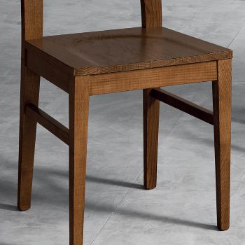 Chair in Masello Beech Wood Kitchen Design Made in Italy - Sofia