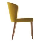 Modern upholstered solid wood chair Grilli York made in Italy, 2 pieces Viadurini