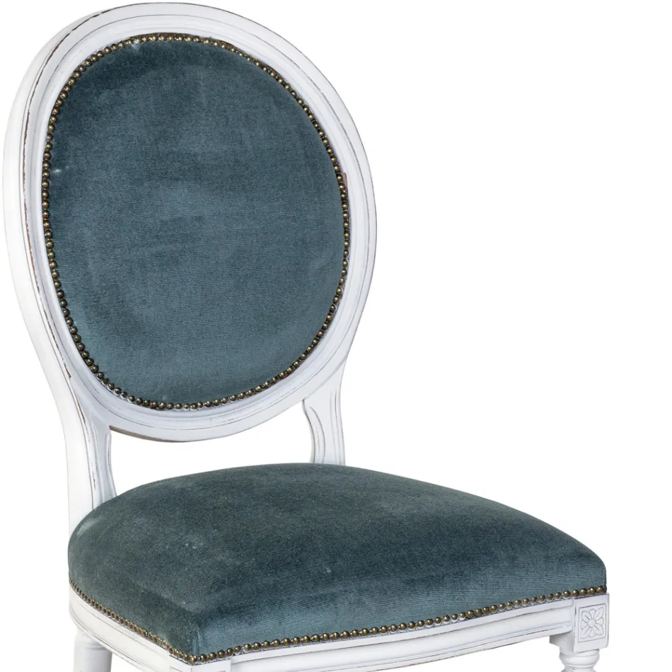 Chair in Solid Beech Wood and Seat in Foam Rubber Made in Italy - Lamiral Viadurini