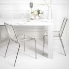 Chair in Transparent Plexiglass and Iron Made in Italy 2 Pieces - Charlotte Viadurini
