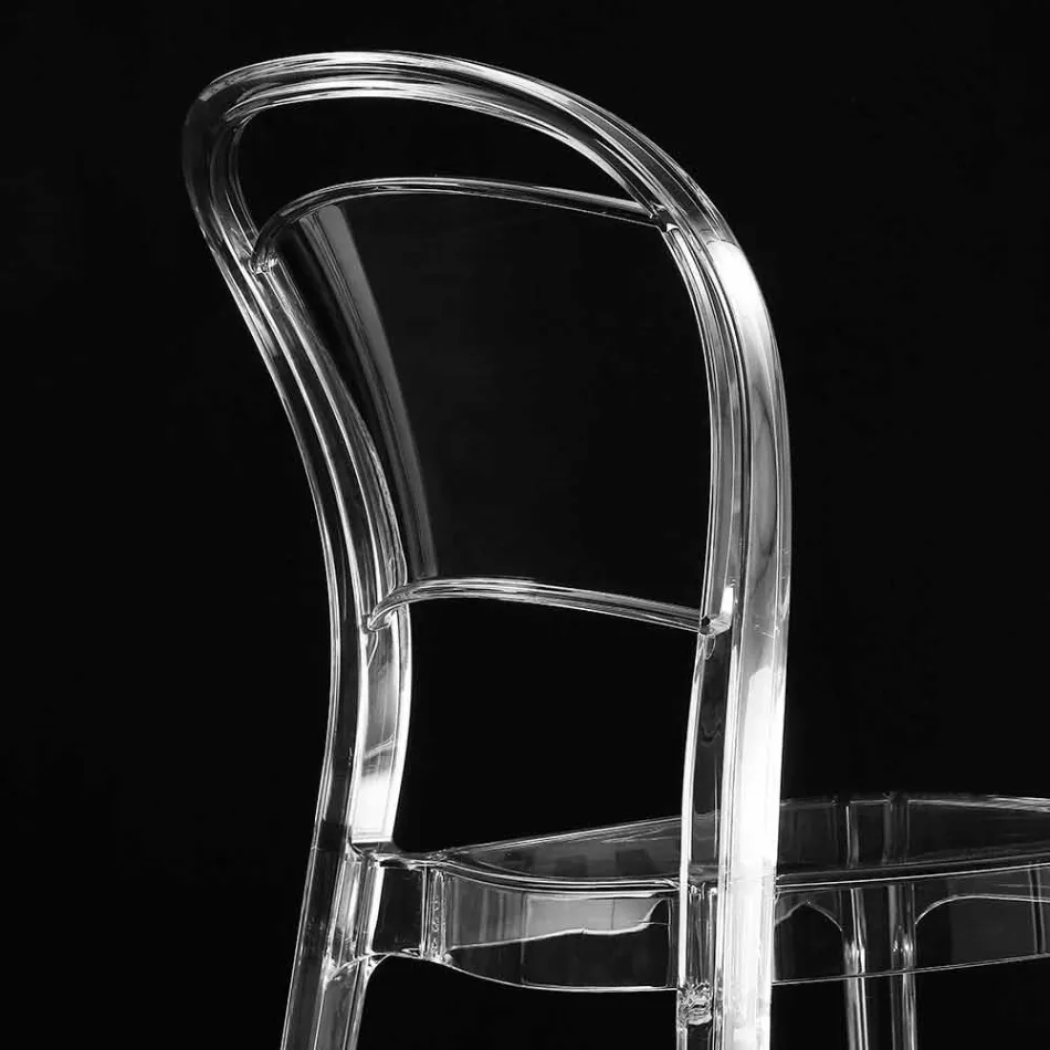 Transparent Polycarbonate Chair, Modern Design - Yanis Viadurini