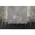 Transparent Polycarbonate Chair, Modern Design - Yanis Viadurini
