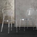 Transparent Polycarbonate Chair, Modern Design - Yanis Viadurini