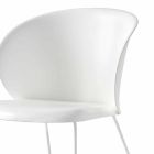 Polypropylene Chair with Sled Base Made in Italy, 2 Pieces - Connubia Tuka Viadurini