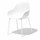Polypropylene and Metal Chair Made in Italy 2 Pieces - Connubia Academy Viadurini