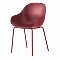 Polypropylene and Metal Chair Made in Italy 2 Pieces - Connubia Academy