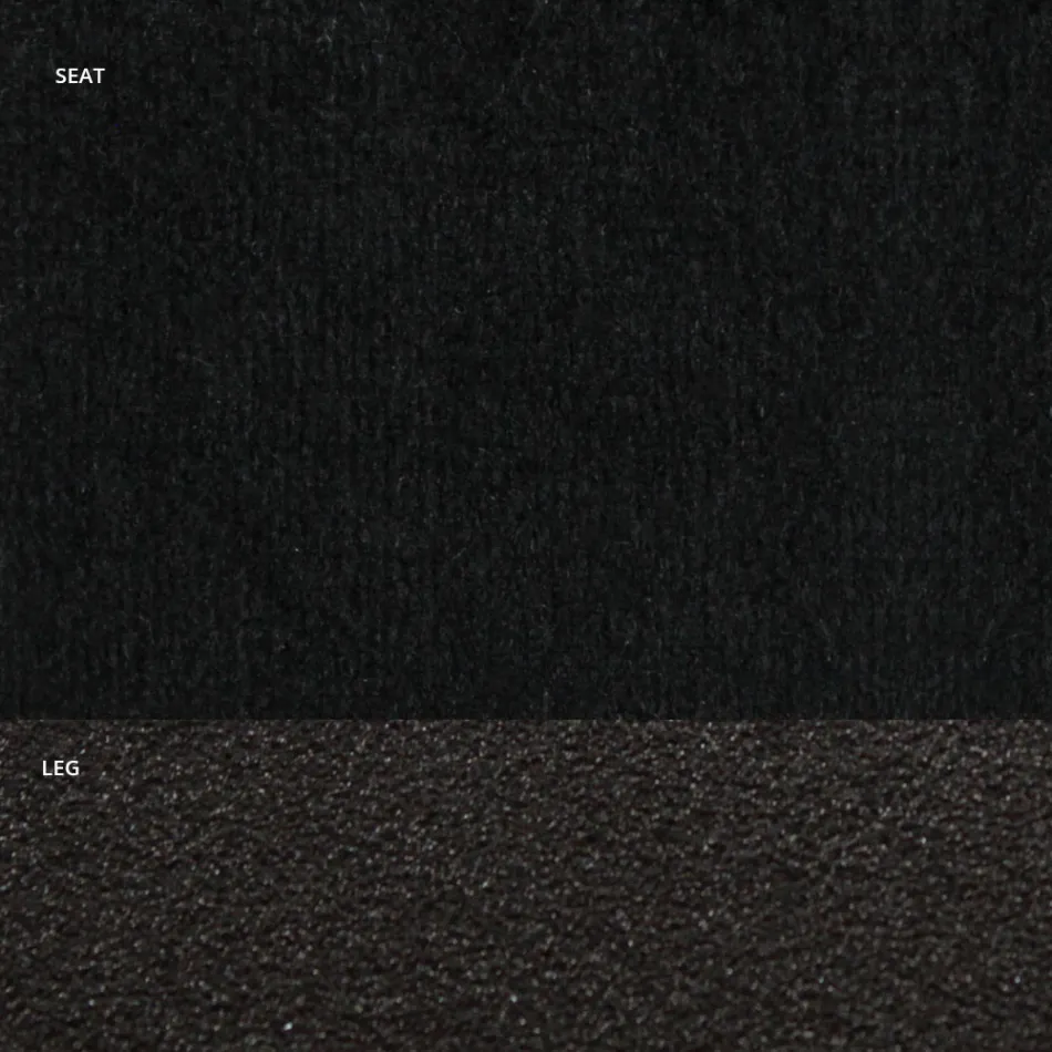 Chair in Velvet and RAL Lacquered Steel Made in Italy 4 Pieces - Mariapina Viadurini