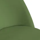 Velvet Chair and Metal Frame in Different Finishes - Penna Viadurini