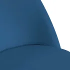 Velvet Chair and Metal Frame in Different Finishes - Penna Viadurini