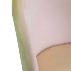 Velvet Chair and Metal Frame in Different Finishes - Penna Viadurini