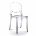 Stackable Internal or External Chair in Transparent Polycarbonate - Planet