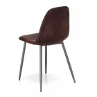Living chair with modern design in imitation leather, Elice, 4 pieces Viadurini