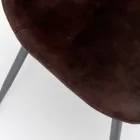 Living chair with modern design in imitation leather, Elice, 4 pieces Viadurini