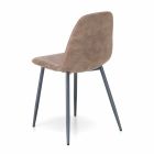 Living chair with modern design in imitation leather, Elice, 4 pieces Viadurini