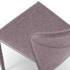 Modern living chair completely covered in imitation leather, Accadia, 4 pieces Viadurini