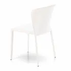 Modern living chair completely covered in imitation leather, Accadia, 4 pieces Viadurini