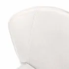 Modern living chair completely covered in imitation leather, Accadia, 4 pieces Viadurini