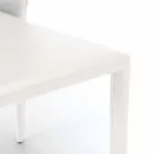 Modern living chair completely covered in imitation leather, Accadia, 4 pieces Viadurini