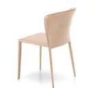 Modern living chair completely covered in imitation leather, Accadia, 4 pieces Viadurini