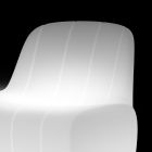 Bright Garden Chair in Polyethylene with LED Made in Italy - Galatea Viadurini