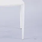 Modern Living Room Chair in Eco-Leather and Metal Made in Italy - Reka Viadurini