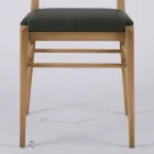 Modern Living Room Chair in Fabric and Solid Wood Made in Italy - Wilma Viadurini
