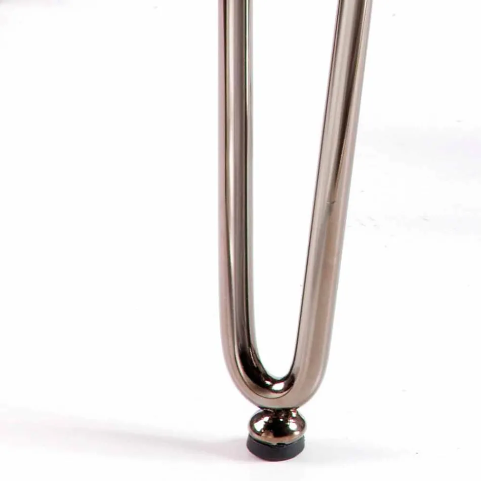 Modern chair in leather or imitation leather for dining room or Maha kitchen Viadurini