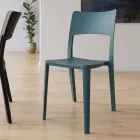 Modern Stackable Polypropylene Chair for Indoor and Outdoor Use - Vermeer Viadurini