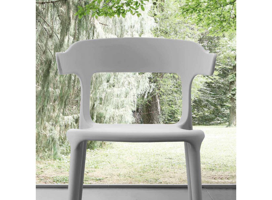 Modern chair entirely in Mirto polypropylene Viadurini