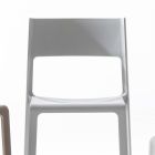 Stackable Dining Room Chair in Colored Polypropylene, 4 Pieces - Abelia Viadurini